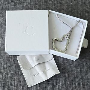 Silver Heart Pendant Necklace